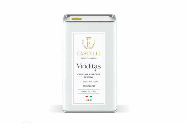 Scopri Olio extravergine di oliva Viriditas biologico Italiano in lattina da 5 litri